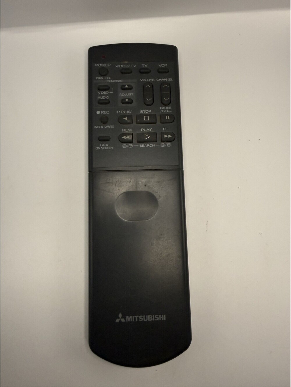 Genuine Mitsubishi 939P363A10 TV VCR Remote Control OEM Vintage Black